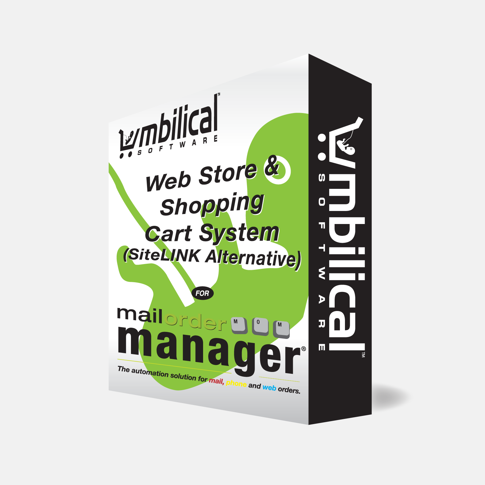 Umbilical Web Store and Shopping Cart integrated with Mail Order Manager
